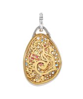 Charm Chantecler Femme Miniatura in Or Diamante 0.22 Ct 44276 - 44276